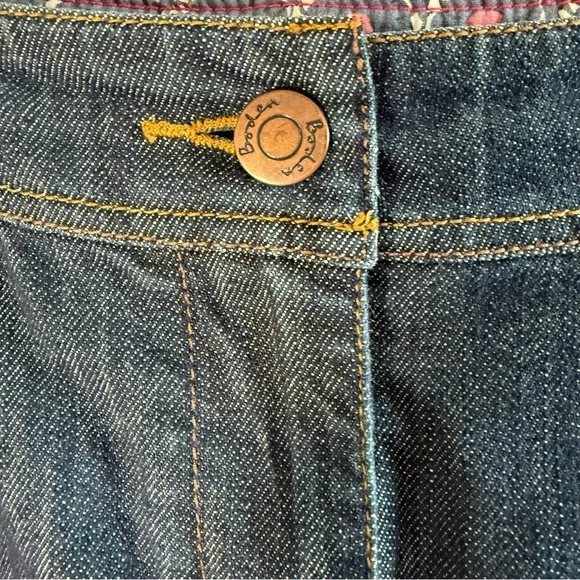 Boden Women's Indigo Denim Pencil Skirt, Size 10, Offers Welcome - Picture 2 of 8